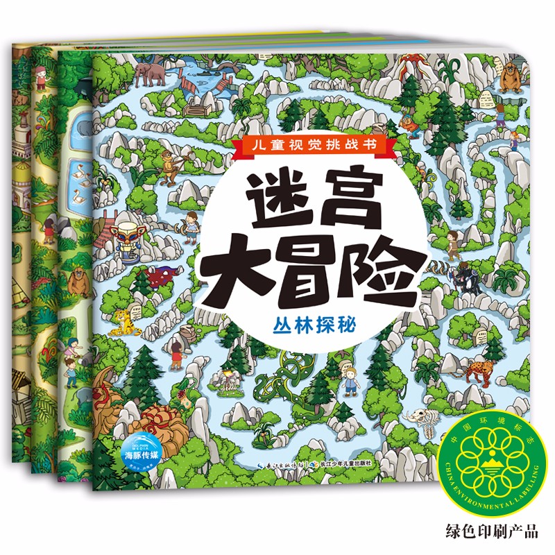 兒童視覺挑戰書：迷宮大冒險